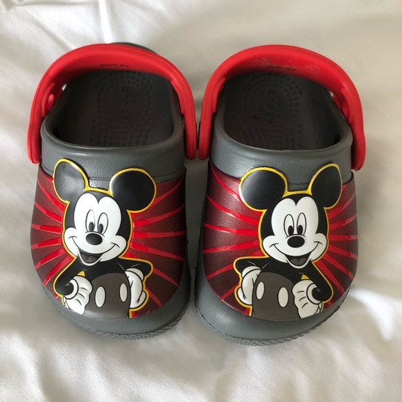 crocs crocband mickey mouse 90th birthday clog